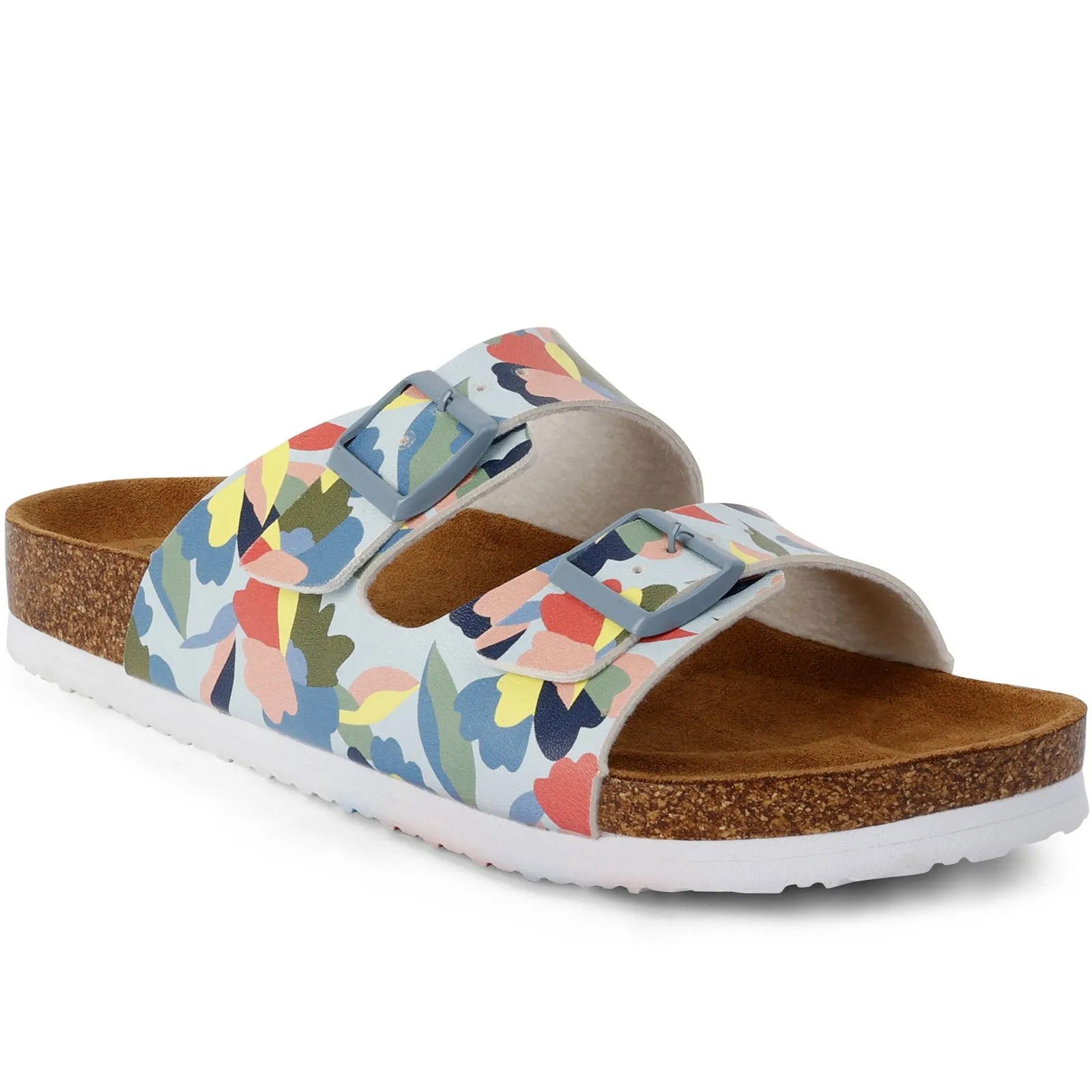 Regatta Womens Lady Mia Cork Wedge  Sandals - Abstract Floral