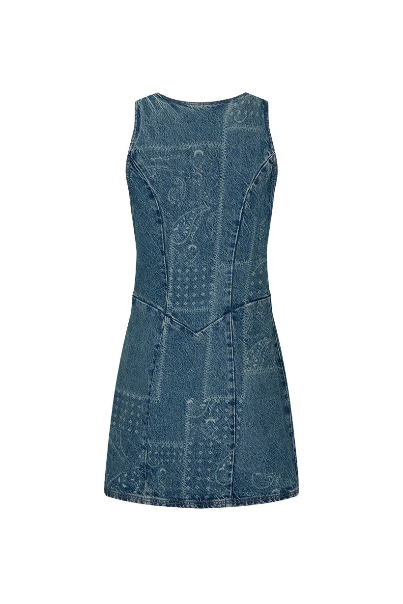 Road Trip Denim Vest Dress