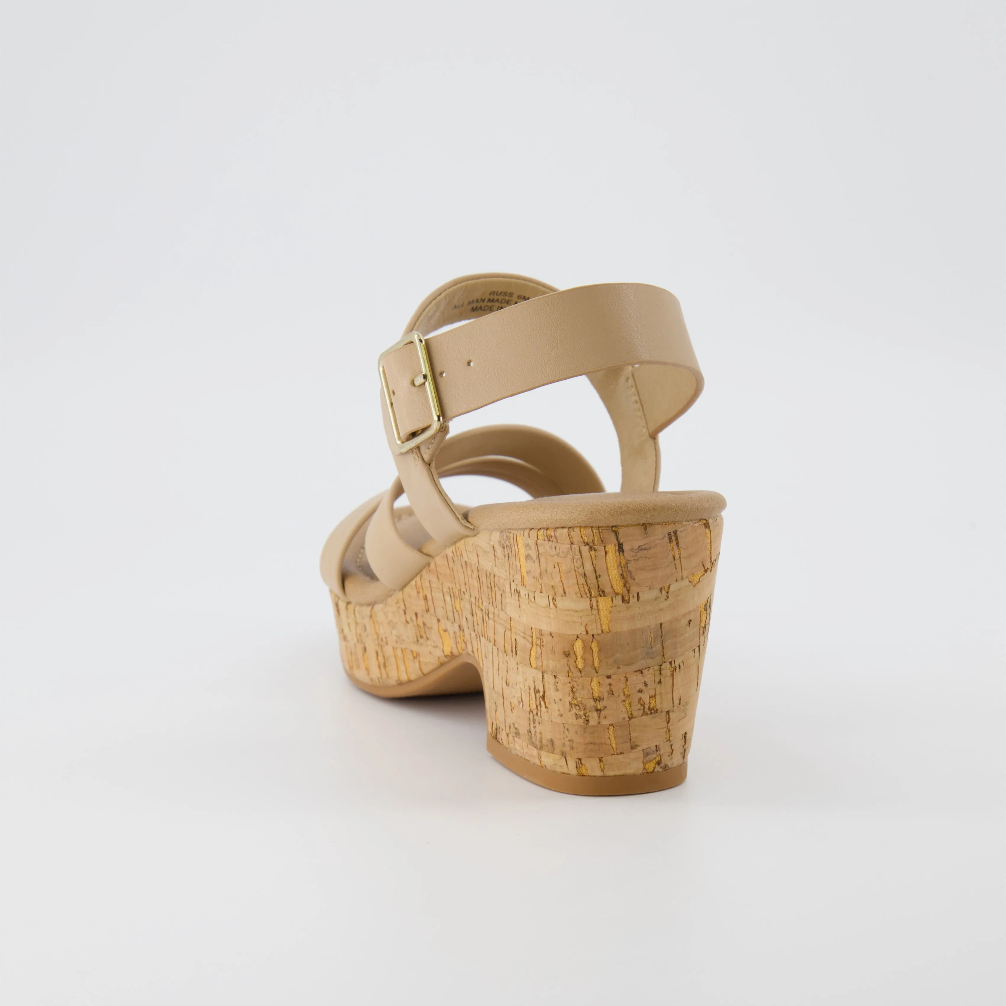 Russ Cork Heeled Sandal