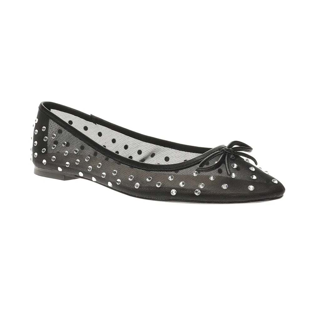 Sadie Rhinestone Ballet Flats