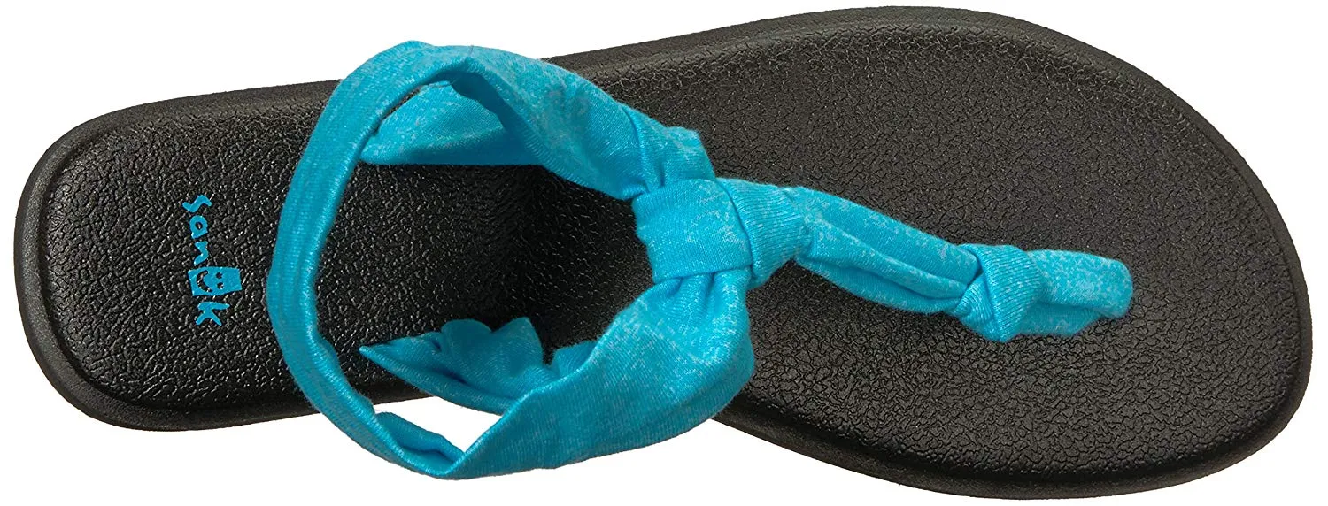 Sanuk Women's Yoga Sling Heather Blue Sandals - Women's