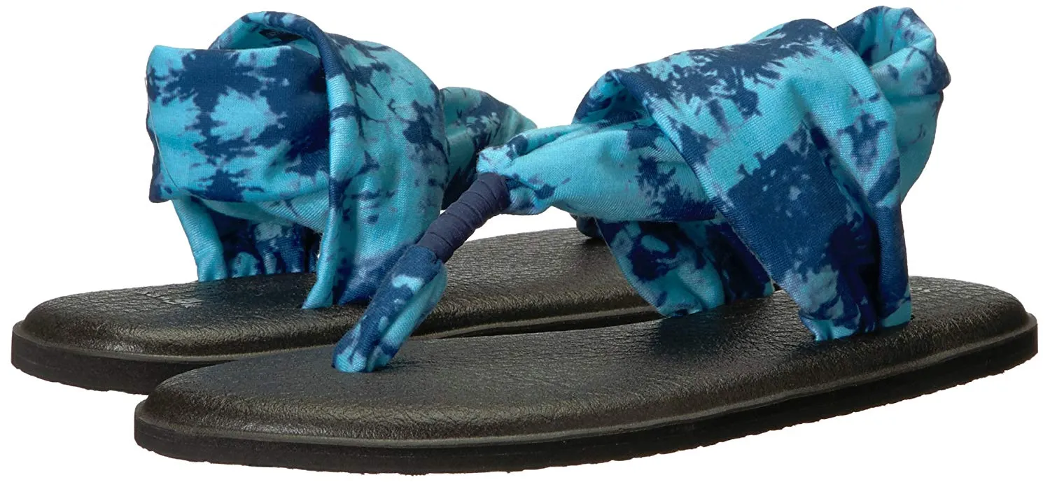 Sanuk Yoga Sling 2 Vintage Navy Tye Dye Sandals - Women's