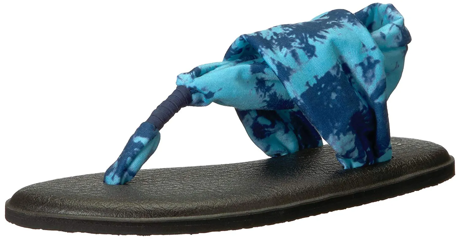 Sanuk Yoga Sling 2 Vintage Navy Tye Dye Sandals - Women's