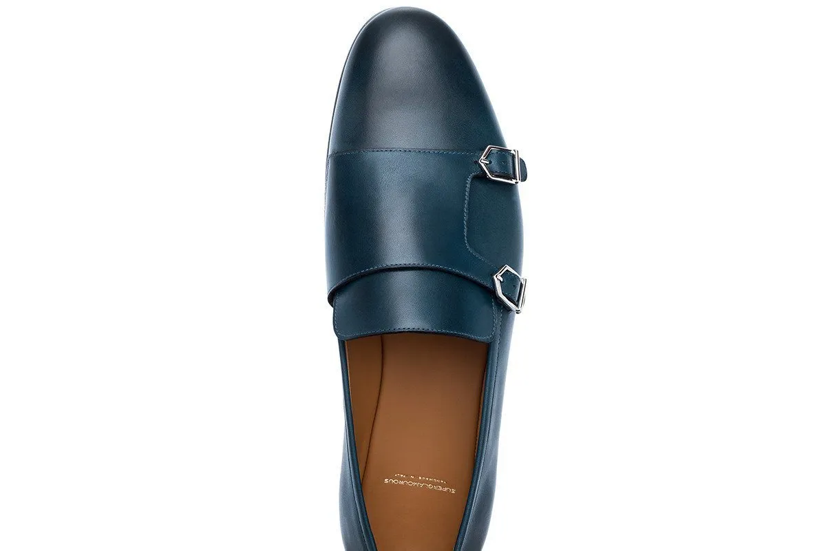 Scarpe - ODILON NAPPA NAVY LOAFERS