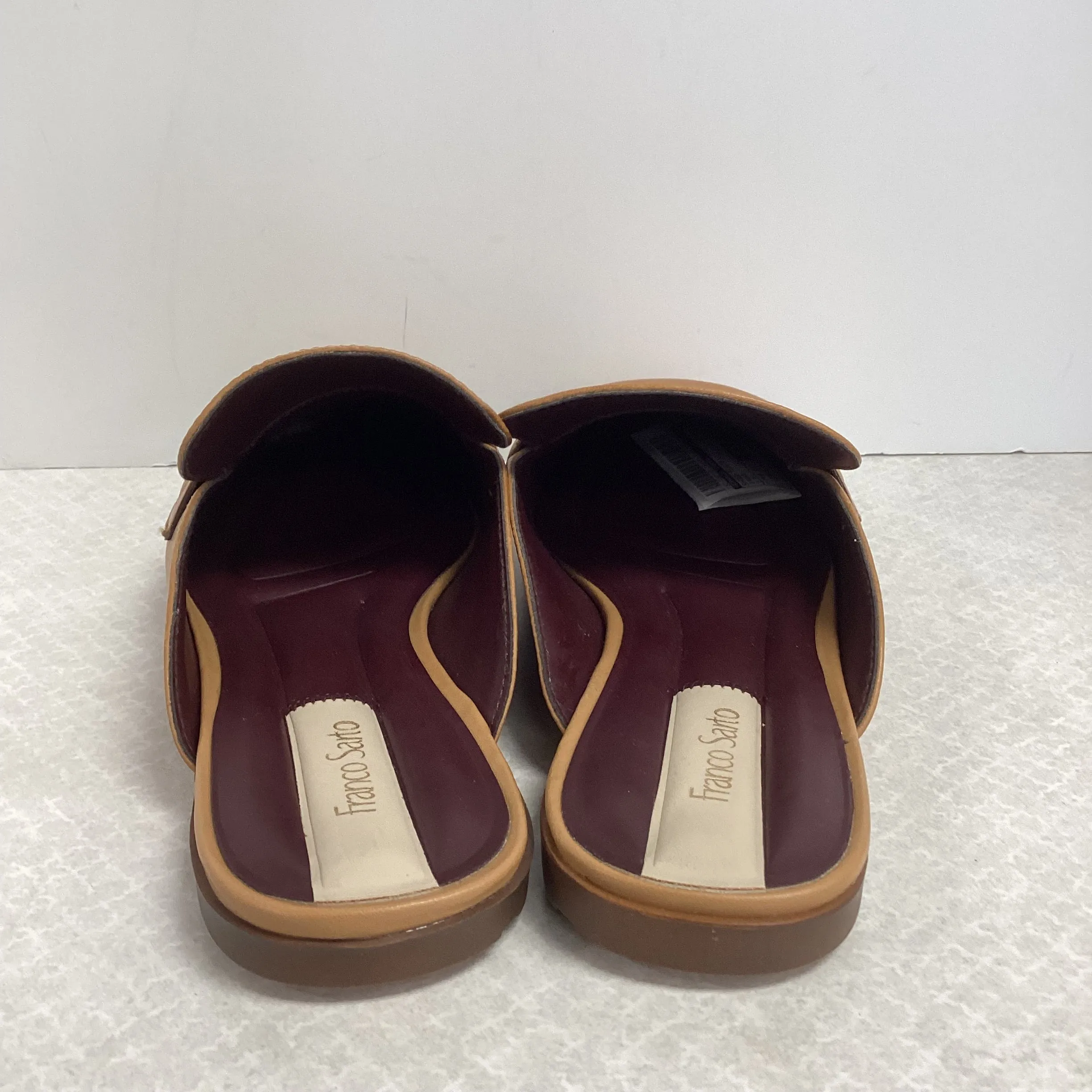 Shoes Flats By Franco Sarto In Brown, Size: 9.5