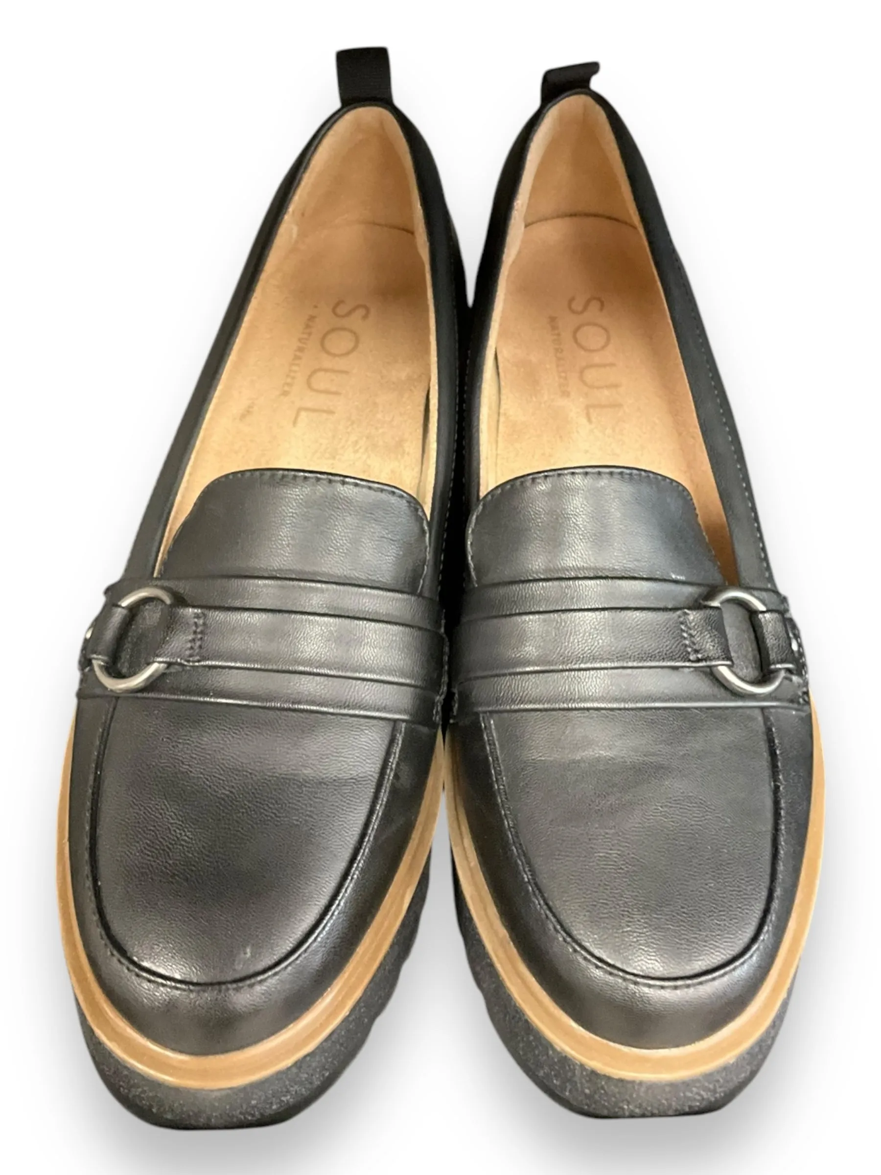 Shoes Flats By Natural Soul In Black, Size: 7.5