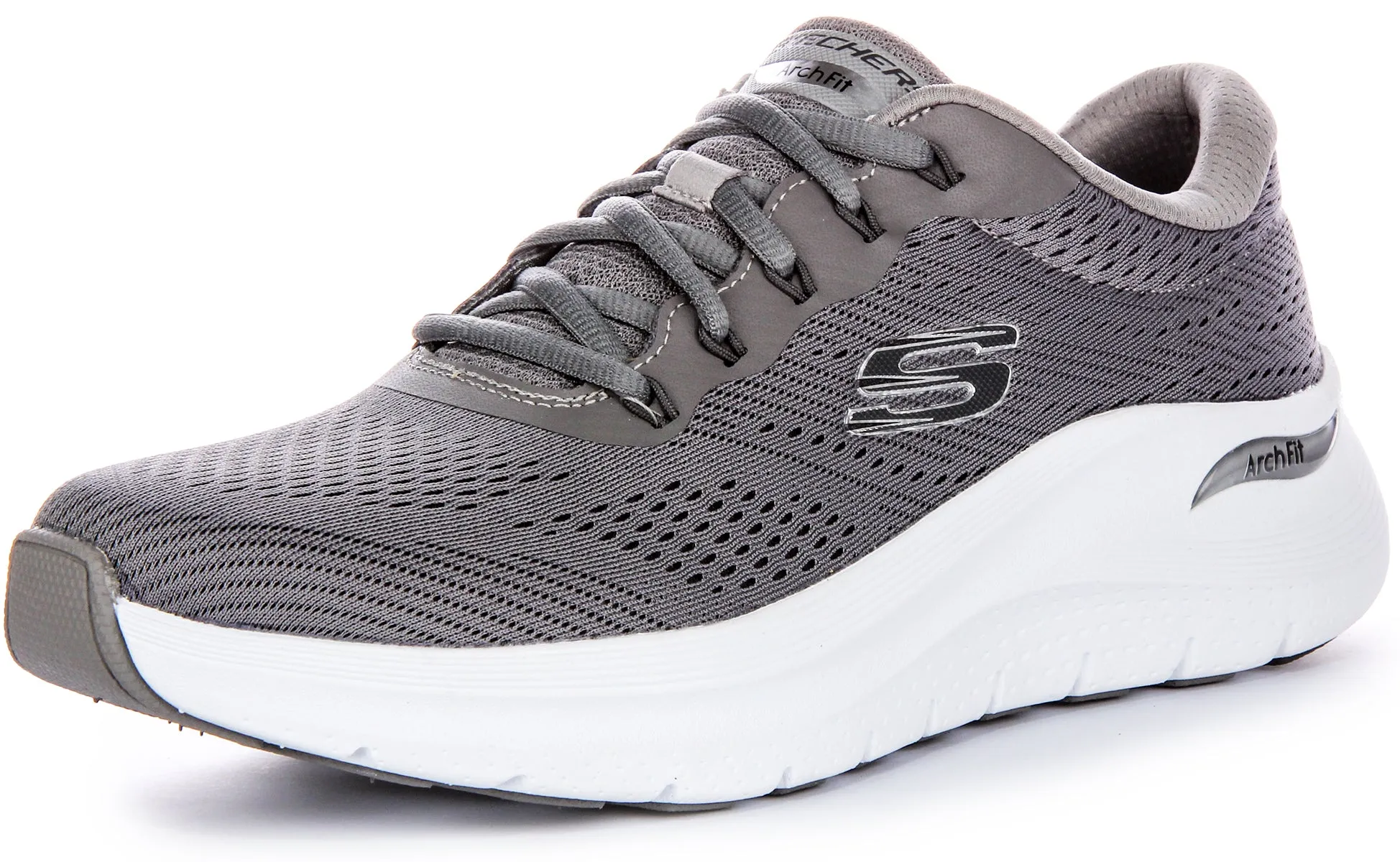 Skechers Arch Fit 2.0 Trainers In Grey White For Men