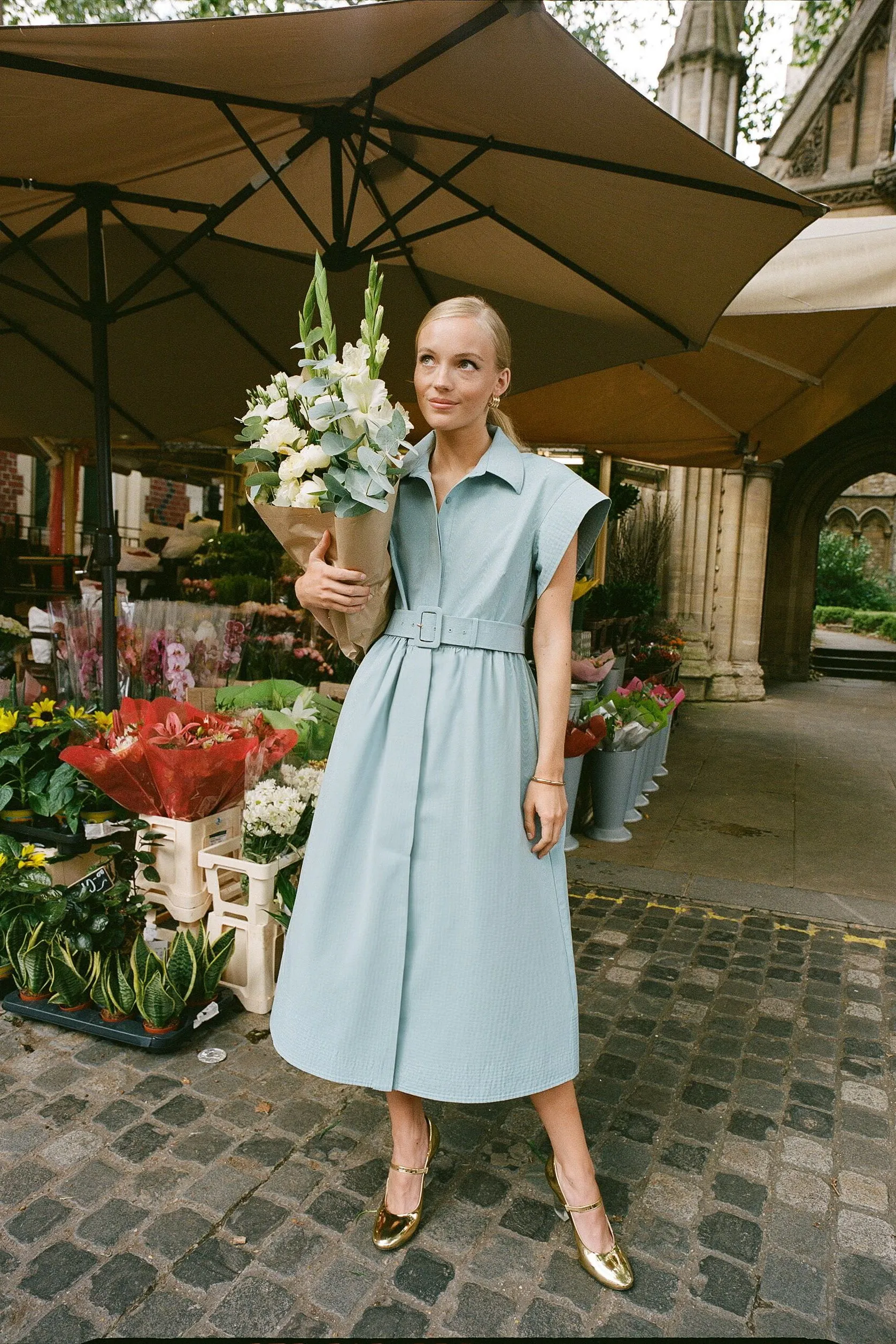 Slate Blue Chloe Dress