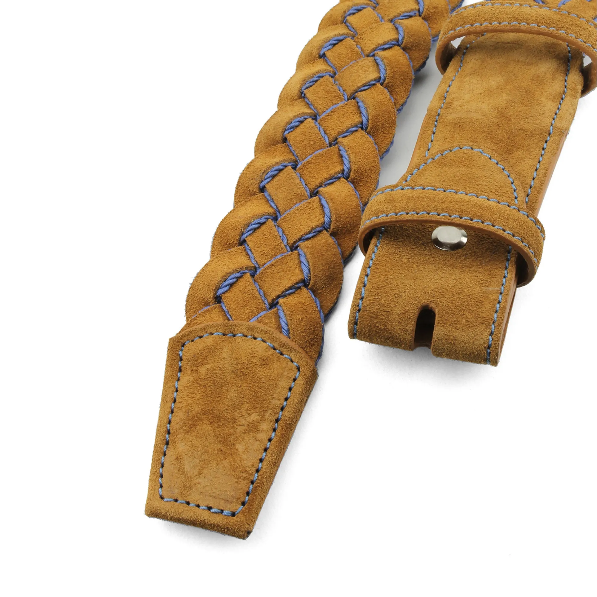 Suede Connery Handweave Belt Strap