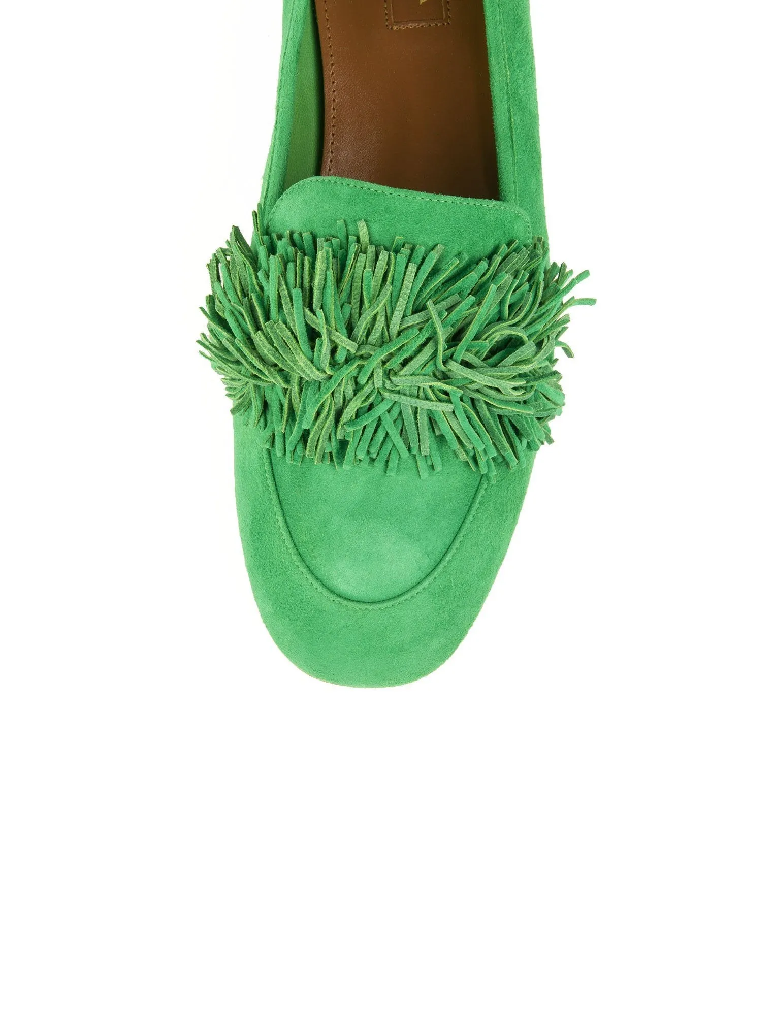 Suede Wild Loafer Flat - Jungle Green