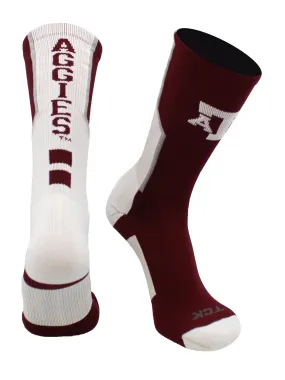 Texas A&amp;M Aggies Socks Perimeter Crew