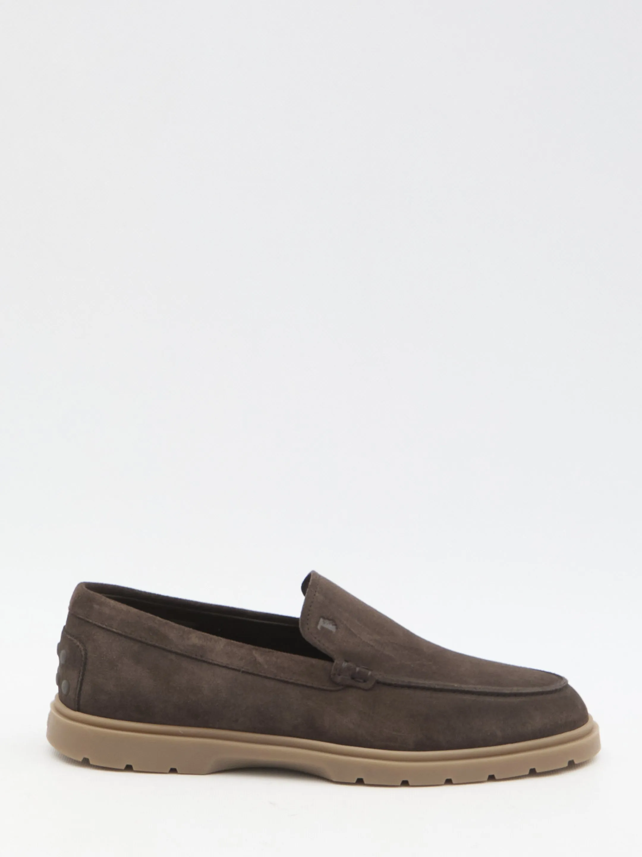 Tod's Suede Loafers in Brown