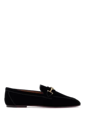 TOD'S velvet loafers for