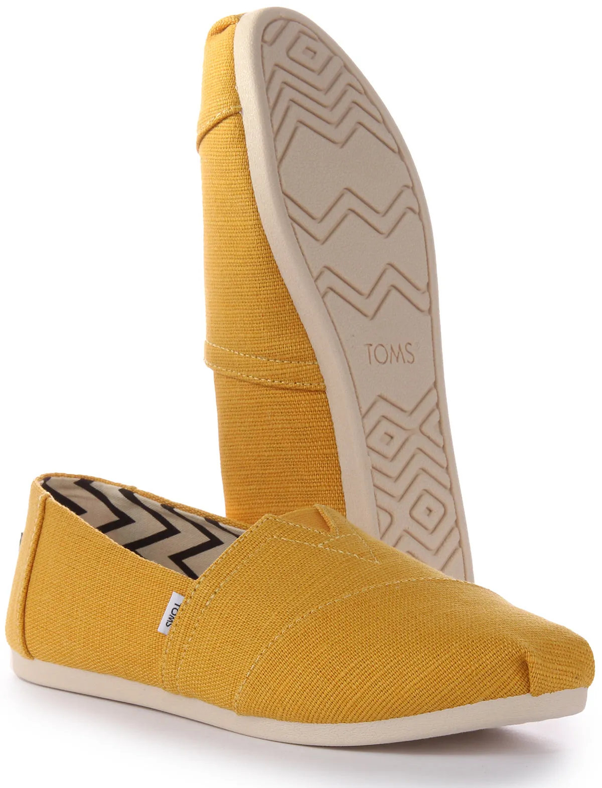 Toms Alpargata Heritage In Mustard For Women