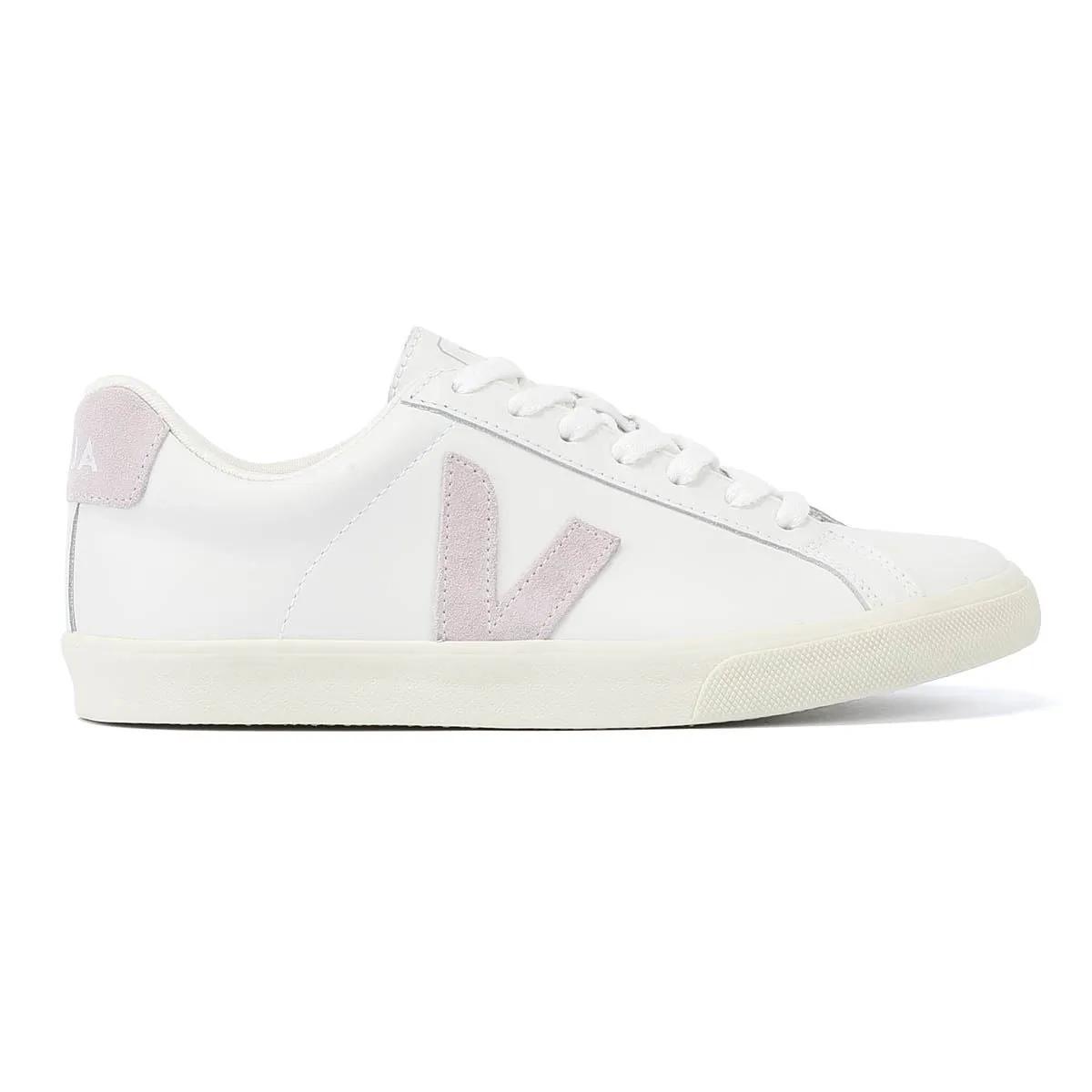 Veja Esplar Leather Women's White/Parme Trainers