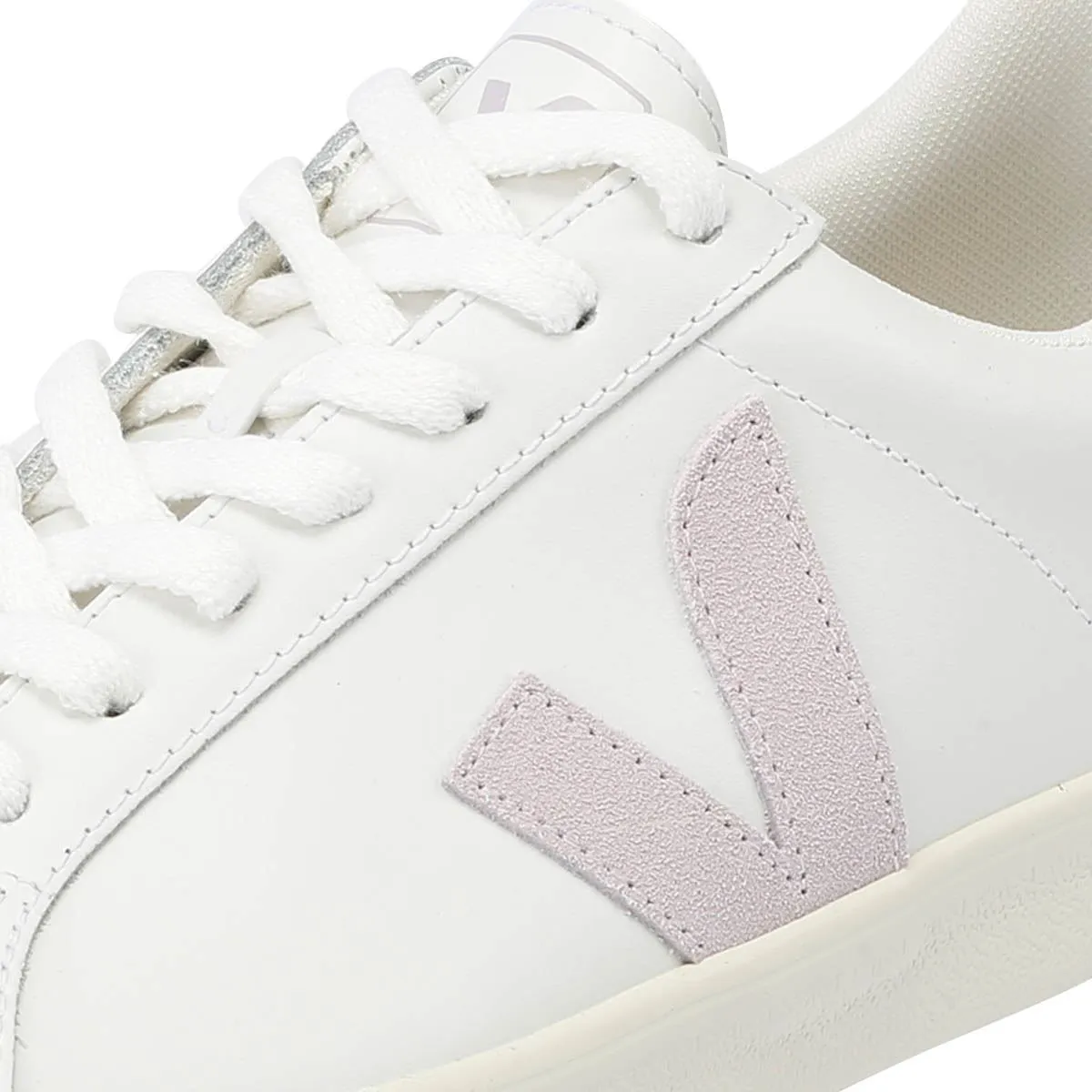 Veja Esplar Leather Women's White/Parme Trainers