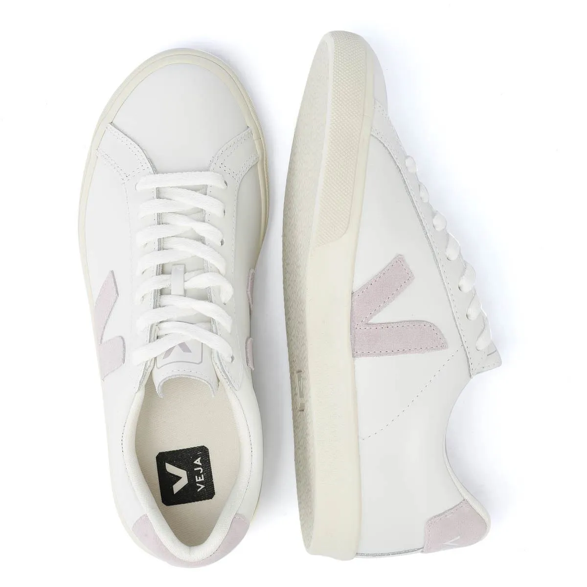 Veja Esplar Leather Women's White/Parme Trainers