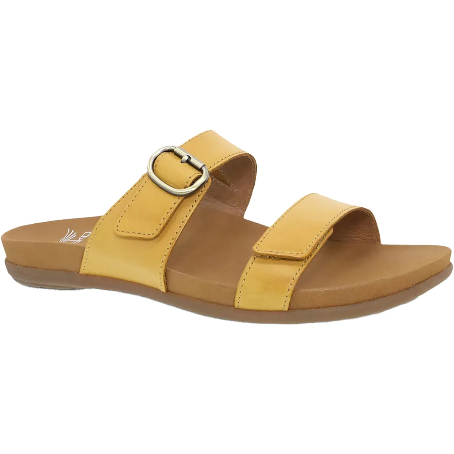 Women's Dansko Justine Yellow Calf Leather