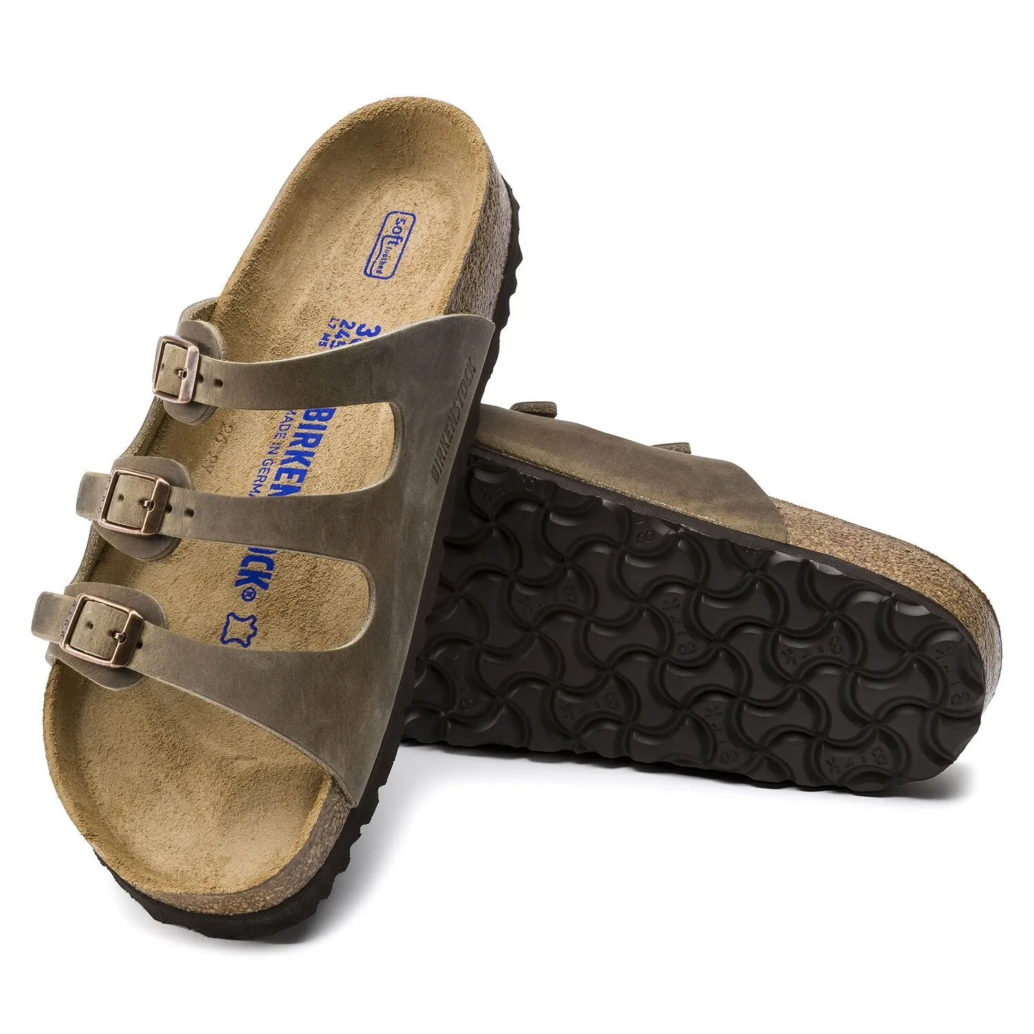 Women's Florida Soft Footbed Tobacco Oiled Leather