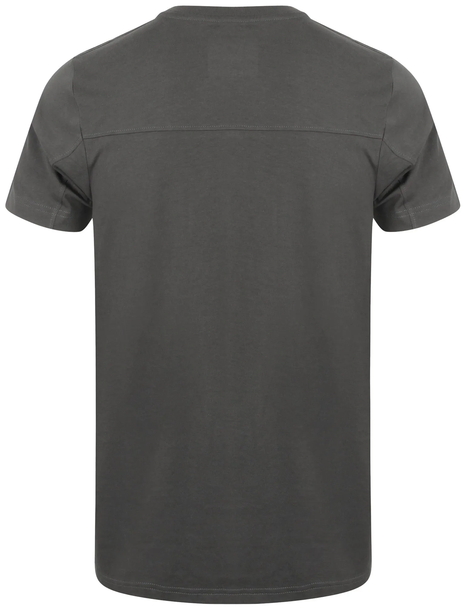 Yasumi Crew Neck Cotton T-Shirt In Dark Grey - Dissident