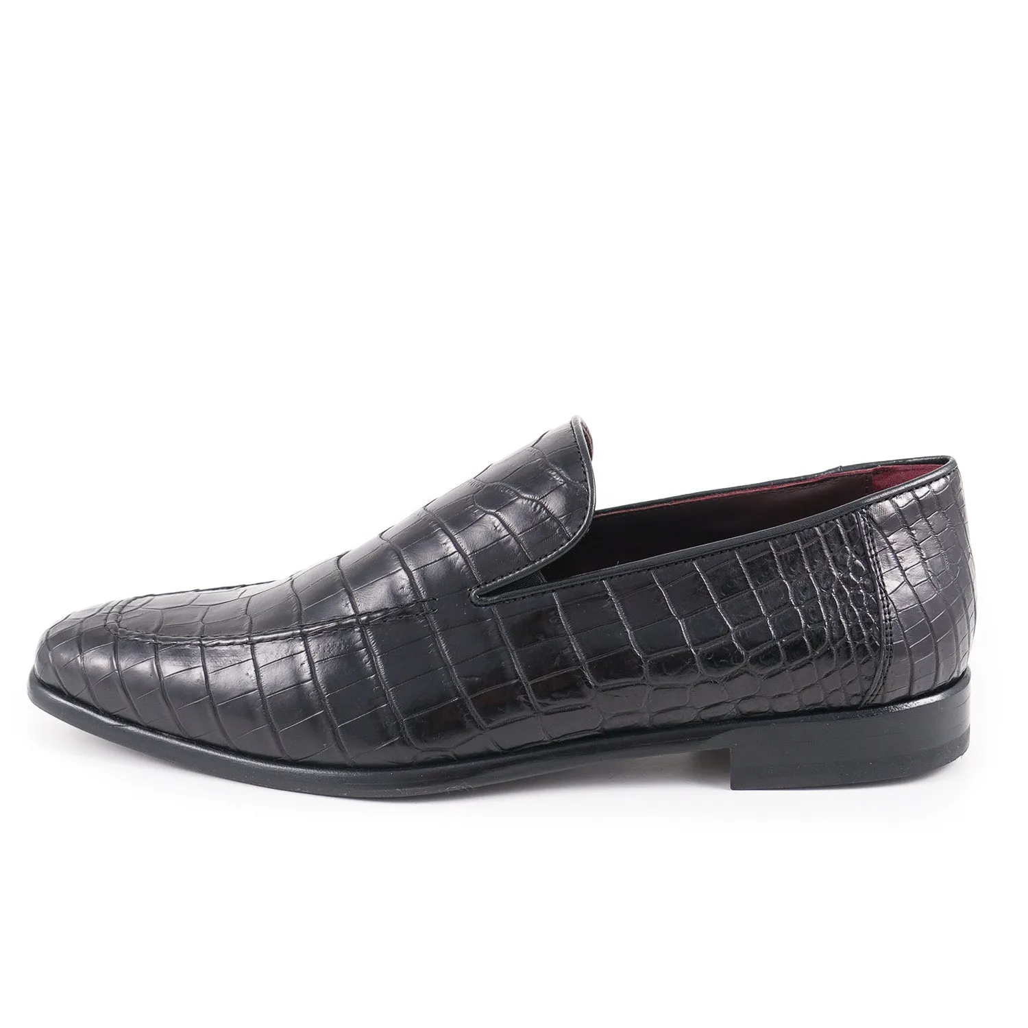 Zilli Black Full Crocodile Loafers